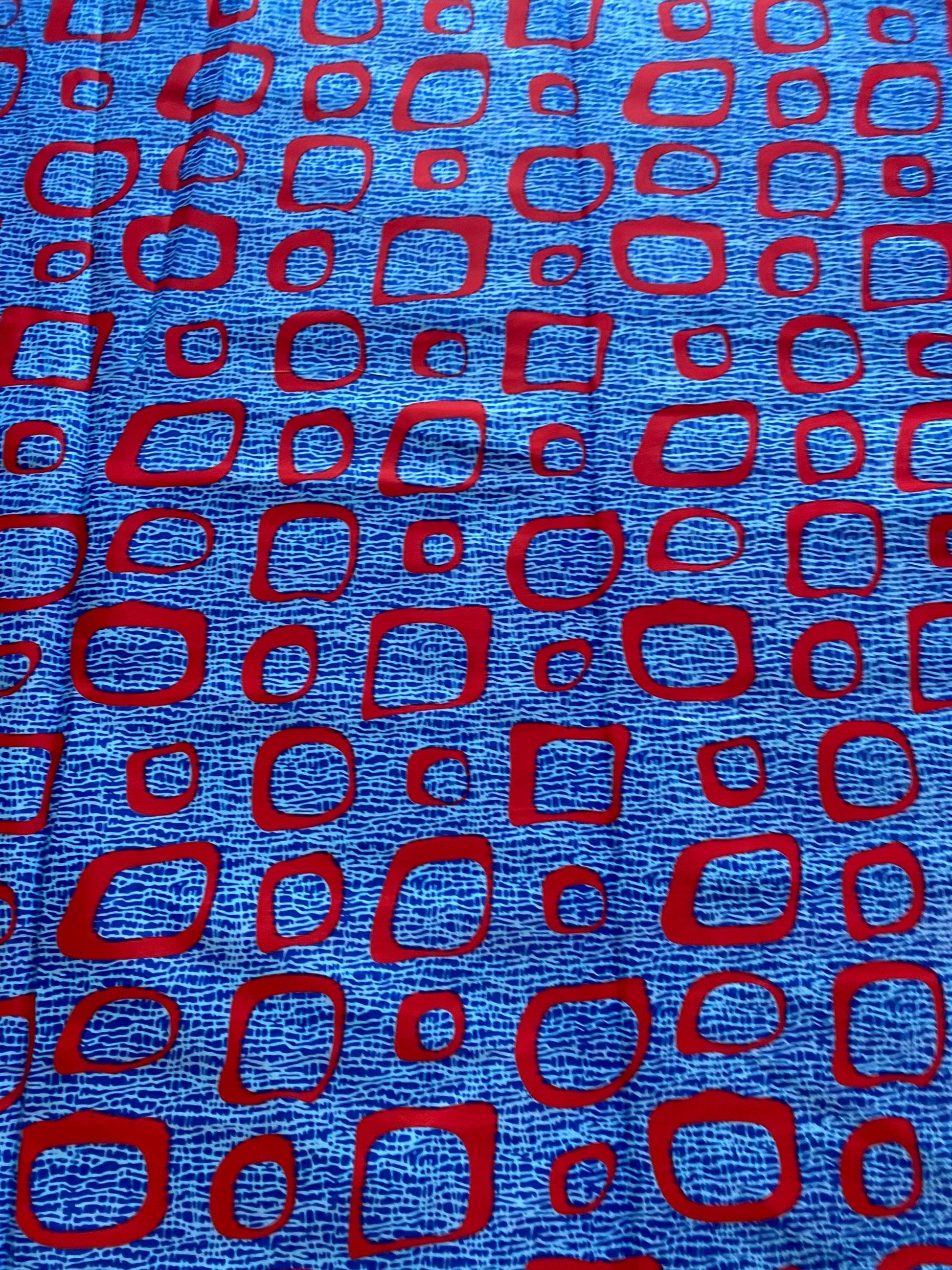 Polycotton African Fabric 6 Yards Soft Ankara Wax Print Material