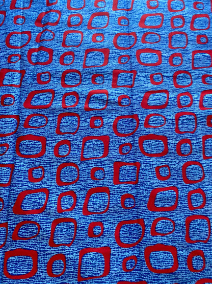 Polycotton African Fabric 6 Yards Soft Ankara Wax Print Material