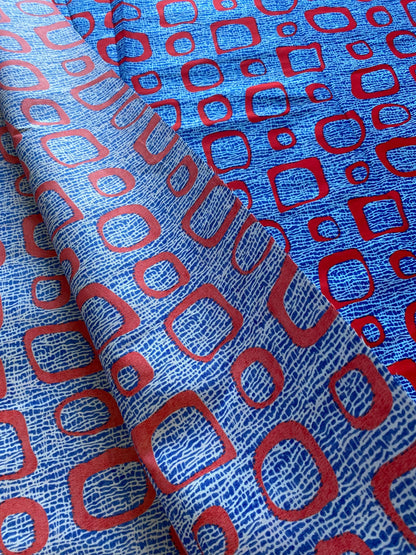 Polycotton African Fabric 6 Yards Soft Ankara Wax Print Material