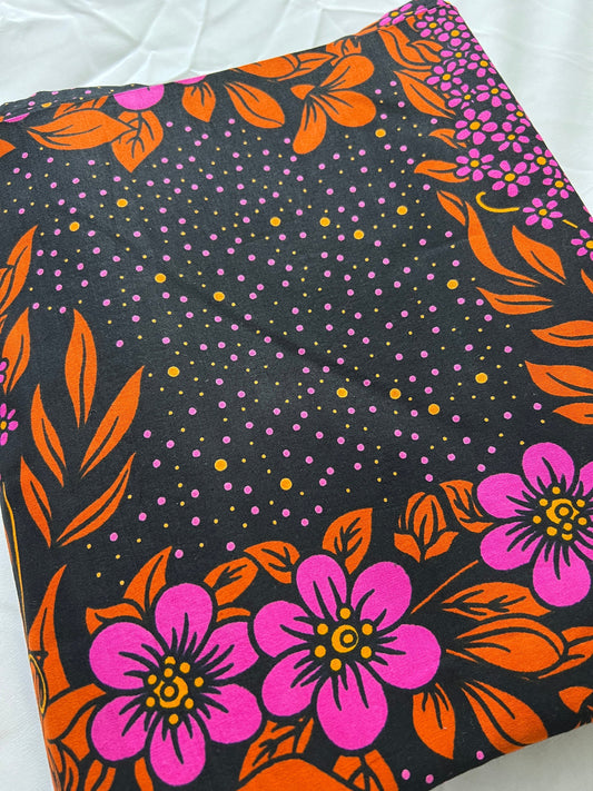 100% Cotton African Wax Fabric Image