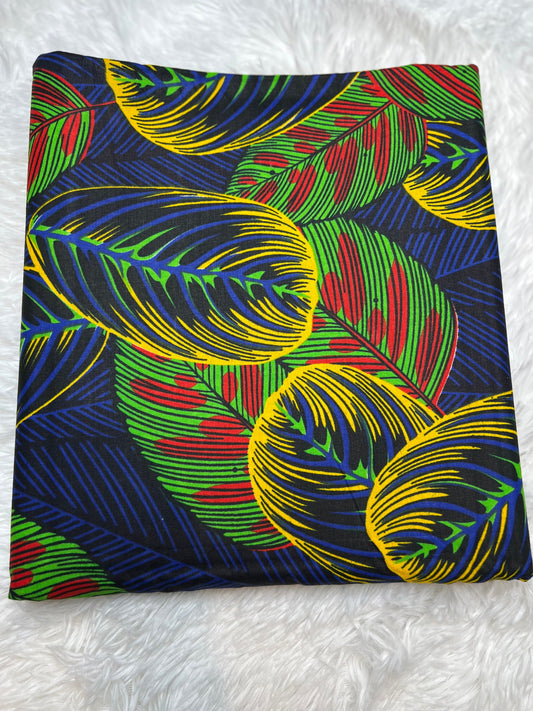 100% Cotton African Wax Fabric Image