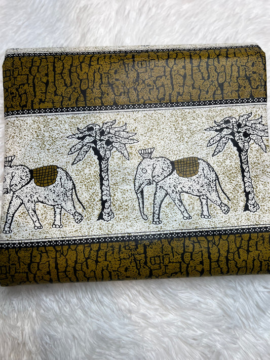 100% Cotton African Wax Fabric Image