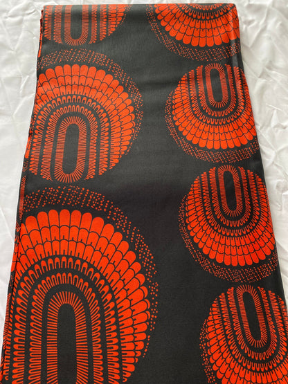 Polycotton African Fabric 6 Yards Soft Ankara Wax Print Material