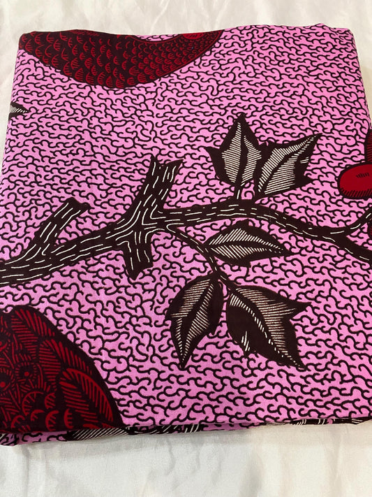 100% Cotton African Wax Fabric Image