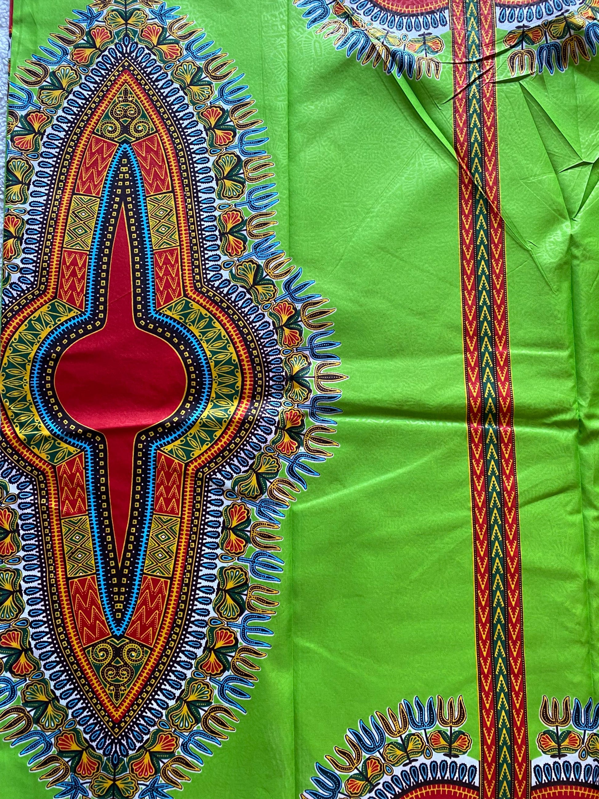 Ankara Wax Fabric Print - Daviva Dashiki Angelina African Cotton, 6 Yards