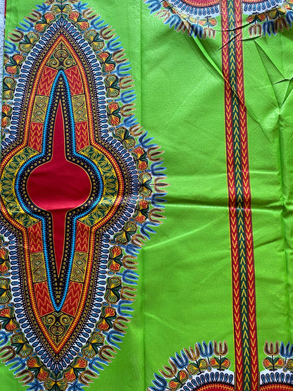 Ankara Wax Fabric Print - Daviva Dashiki Angelina African Cotton, 6 Yards