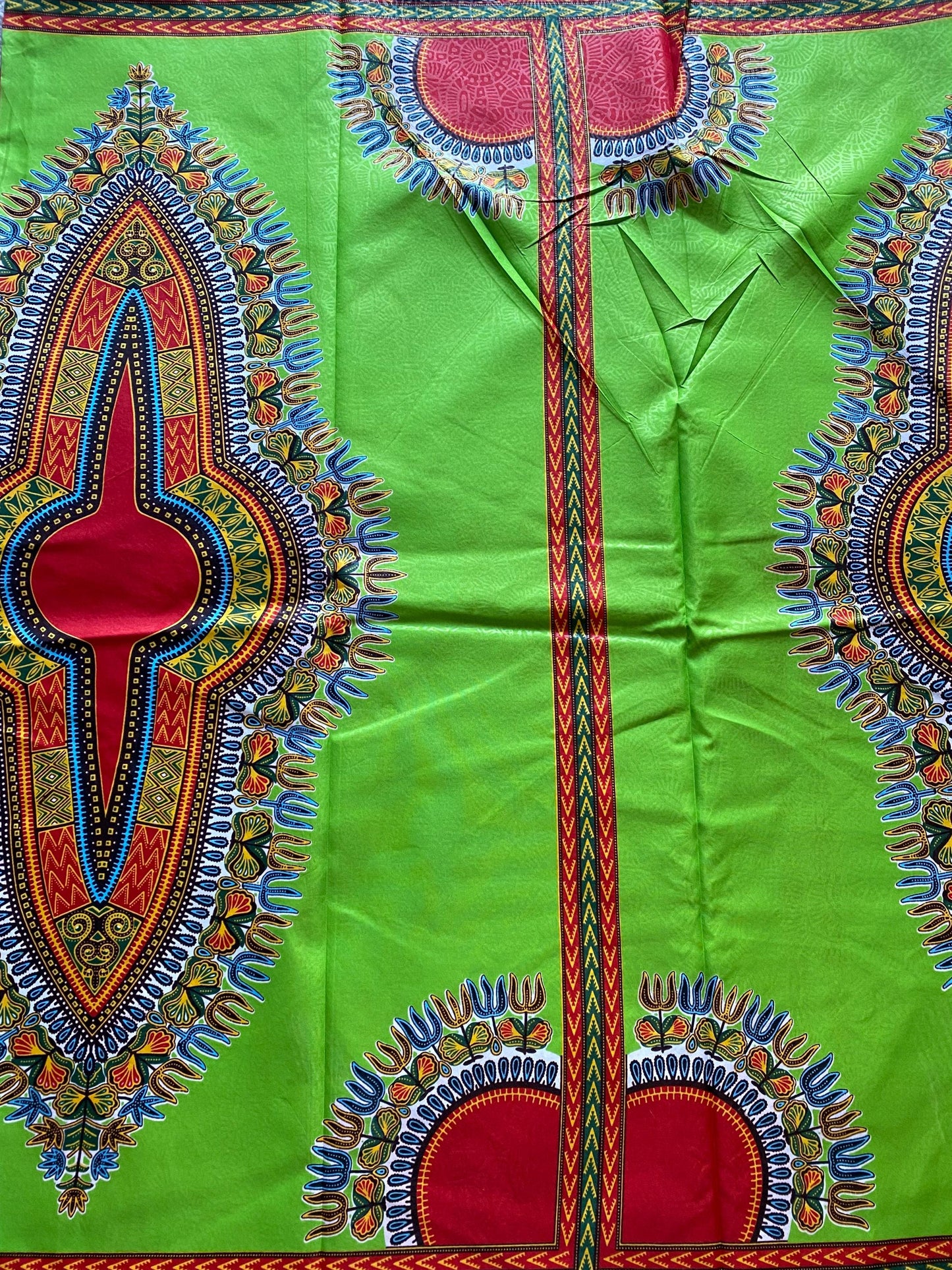 Ankara Wax Fabric Print - Daviva Dashiki Angelina African Cotton, 6 Yards
