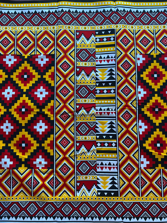 Kente Fabric 6 Yards African Kente Cloth 