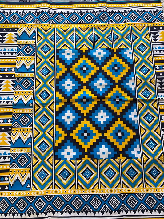 Kente Fabric 6 Yards African Kente Cloth 