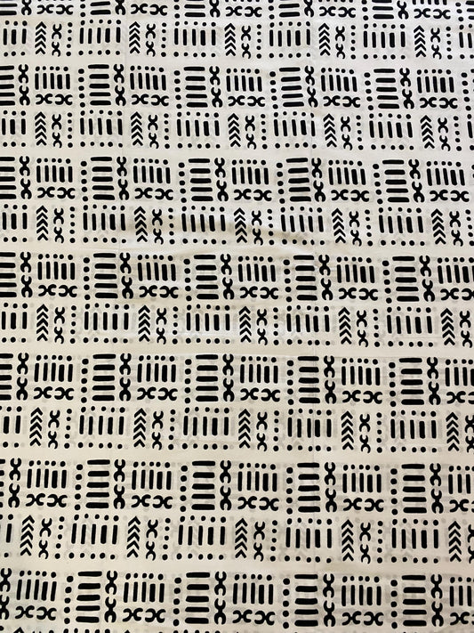 100% Cotton African Wax Fabric Image