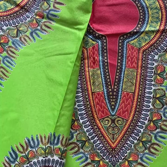 Ankara Wax Fabric Print - Daviva Dashiki Angelina African Cotton, 6 Yards