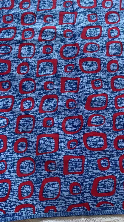 Polycotton African Fabric 6 Yards Soft Ankara Wax Print Material